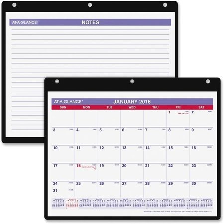 AT-A-GLANCE At A Glance AAGSK800 Monthly Desk Wall Calendar; 12 Month AAGSK800